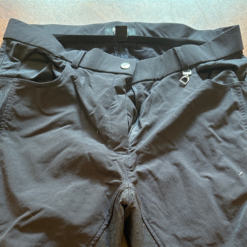 Horze Navy Mesh Silicone Fullseat Breeches